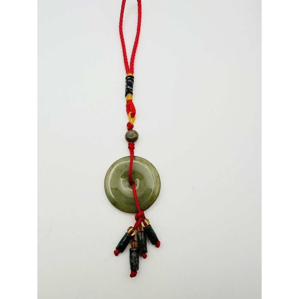 Natural Jadeite Jade Feng Shui Car Decoration